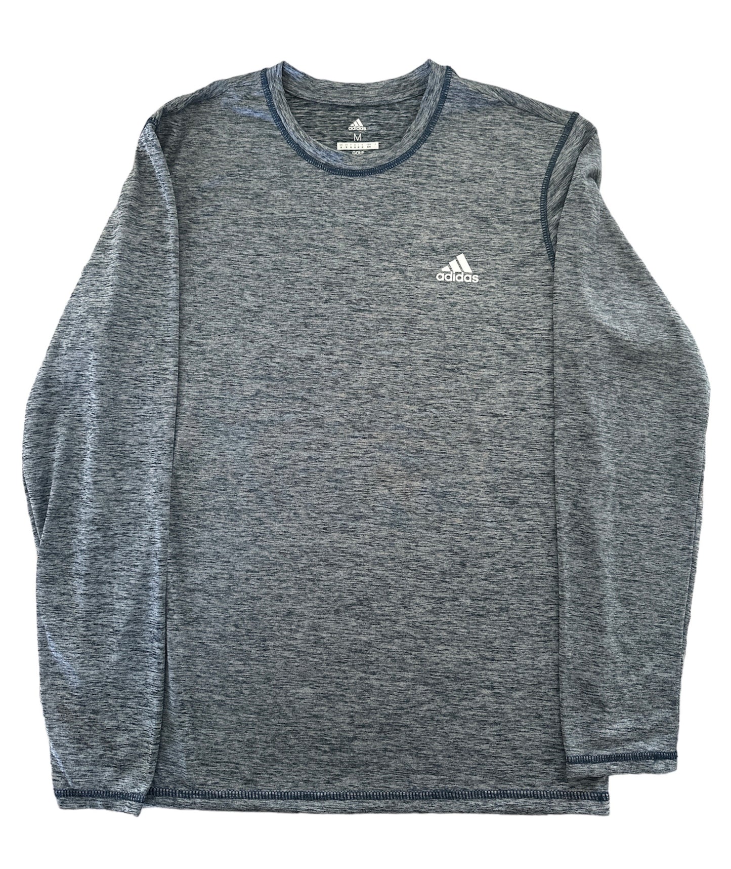 ADIDAS LONG SLEEVE NAVY TEE